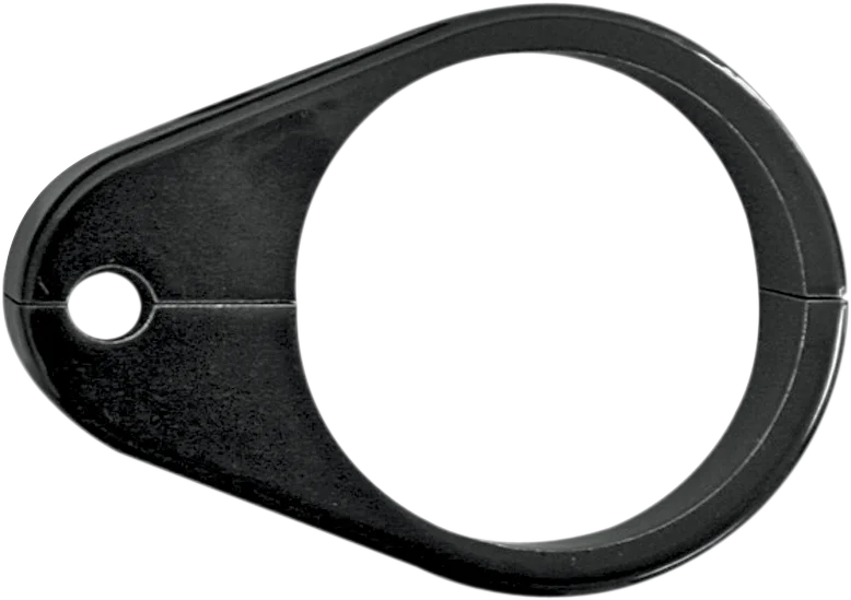Drag Specialties Cable Clamp - Single Throttle/Idle - 1-1/2" - Black - Main Product View
