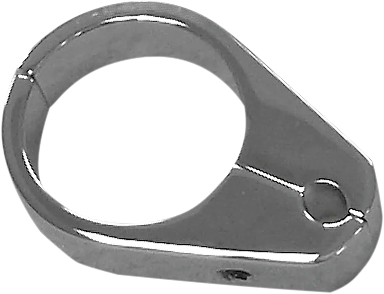Drag Specialties Cable Clamp - Single Throttle/Idle - 1-1/8" - Chrome - Main Product View
