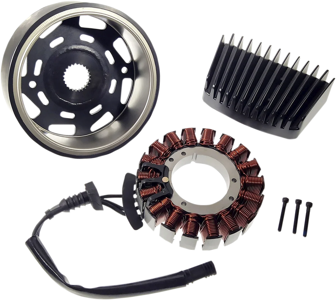 Drag Specialties Charging Kit - Chrome - Side View