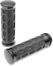 Load image into Gallery viewer, Drag Specialties Custom Rubber Grips - Hotop - Black/Rubber - Main Product View