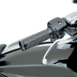 Load image into Gallery viewer, Drag Specialties Custom Rubber Grips - Hotop - Black/Rubber - Side View