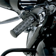 Load image into Gallery viewer, Drag Specialties Custom Rubber Grips - Hotop - Black/Rubber - Back View