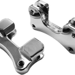 Load image into Gallery viewer, Drag Specialties Fender-To-Fork Adapters - Chrome - Side View
