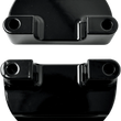 Load image into Gallery viewer, Drag Specialties Fender-To-Fork Adapters - Gloss Black - Side View