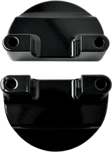 Load image into Gallery viewer, Drag Specialties Fender-To-Fork Adapters - Gloss Black - Side View