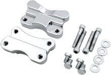Load image into Gallery viewer, Drag Specialties Fender-To-Fork Adapters - Gloss Black - Side View