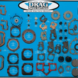 Load image into Gallery viewer, Drag Specialties Gasket Board fits Harley-Davidson Big Twin - Side View