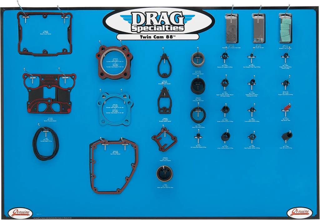Drag Specialties Gasket Display fits Harley-Davidson Big Twin - Main Product View
