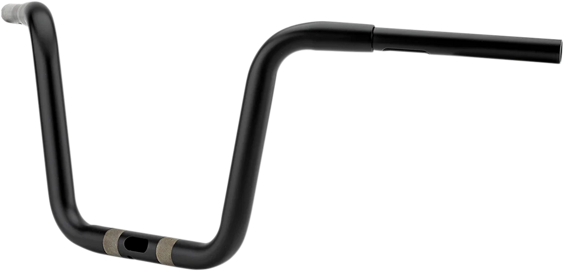 Drag Specialties Handlebar - 10" - Flat Black - Side View
