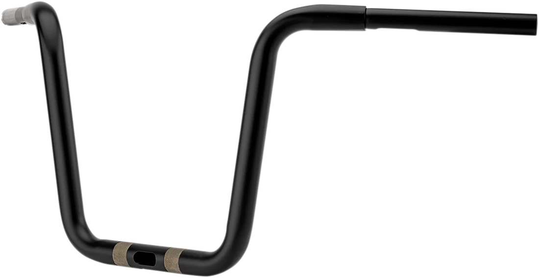 Drag Specialties Handlebar - 12" - Flat Black - Installation View