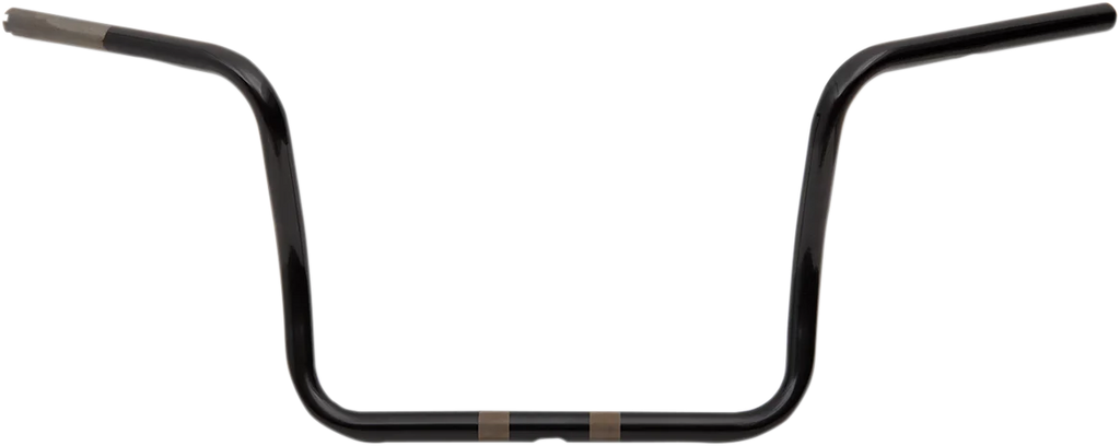 Drag Specialties Handlebar - Ape Hanger - 12" - Gloss Black - Back View