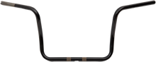 Load image into Gallery viewer, Drag Specialties Handlebar - Ape Hanger - 12" - Gloss Black - Back View