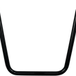 Load image into Gallery viewer, Drag Specialties Handlebar - Ape Hanger - 16" - TBW - Chrome - Side View