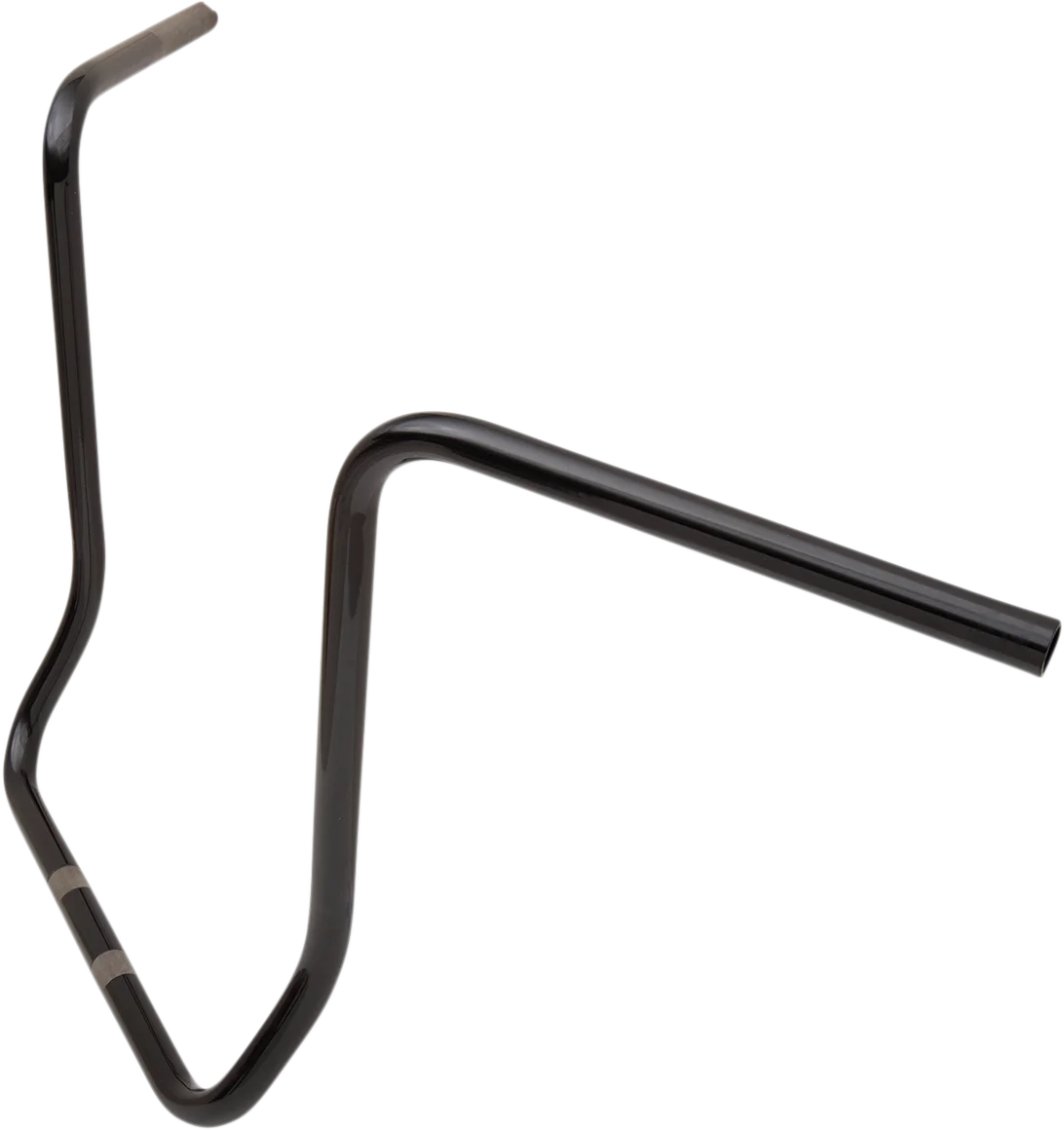 Drag Specialties Handlebar - Ape Hanger - 18" - Gloss Black - Side View