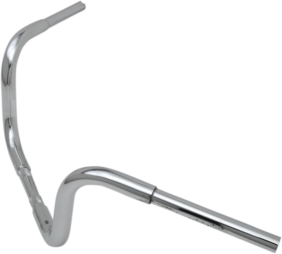 Drag Specialties Handlebar - Buffalo - Ape Hanger - 8-1/2" - TBW - Chrome - Side View