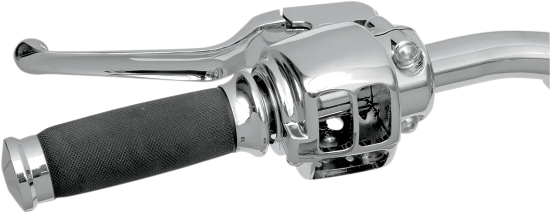 Handlebar Controls - 11/16" Master Cylinder - '96 - '11 DragSpecialties H07-0751A - Side View