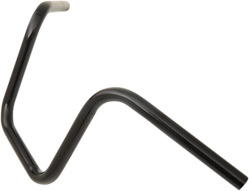 Drag Specialties Handlebar - Narrow Ape - 10" - TBW - Black - Side View