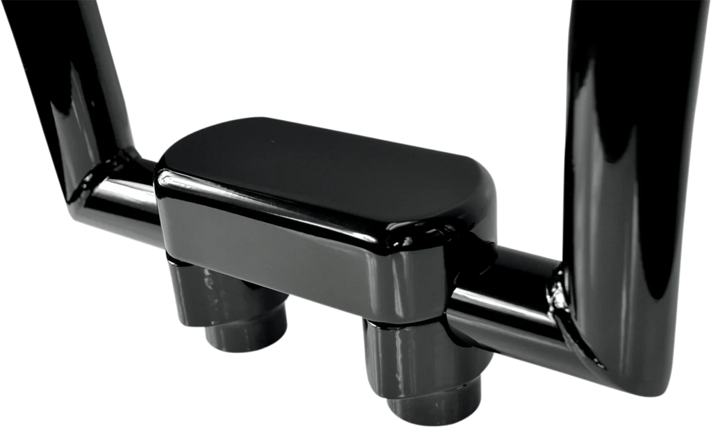 Drag Specialties Handlebar Riser & Top Clamp Kit - 1-1/2" - Big Buffalo - Black - Main Product View