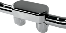 Load image into Gallery viewer, Drag Specialties Handlebar Riser &amp; Top Clamp Kit - 1-1/2" - Big Buffalo - Chrome - Main Product View