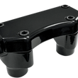 Load image into Gallery viewer, Drag Specialties Handlebar Riser &amp; Top Clamp Kit - 1-1/2" - Buffalo - Black - Main Product View