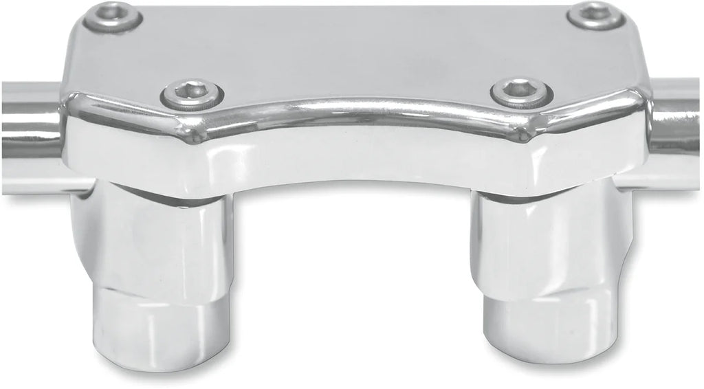 Drag Specialties Handlebar Riser & Top Clamp Kit - 1-1/2" - Buffalo - Chrome - Main Product View