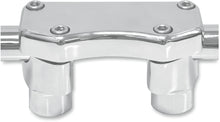 Load image into Gallery viewer, Drag Specialties Handlebar Riser &amp; Top Clamp Kit - 1-1/2" - Buffalo - Chrome - Main Product View