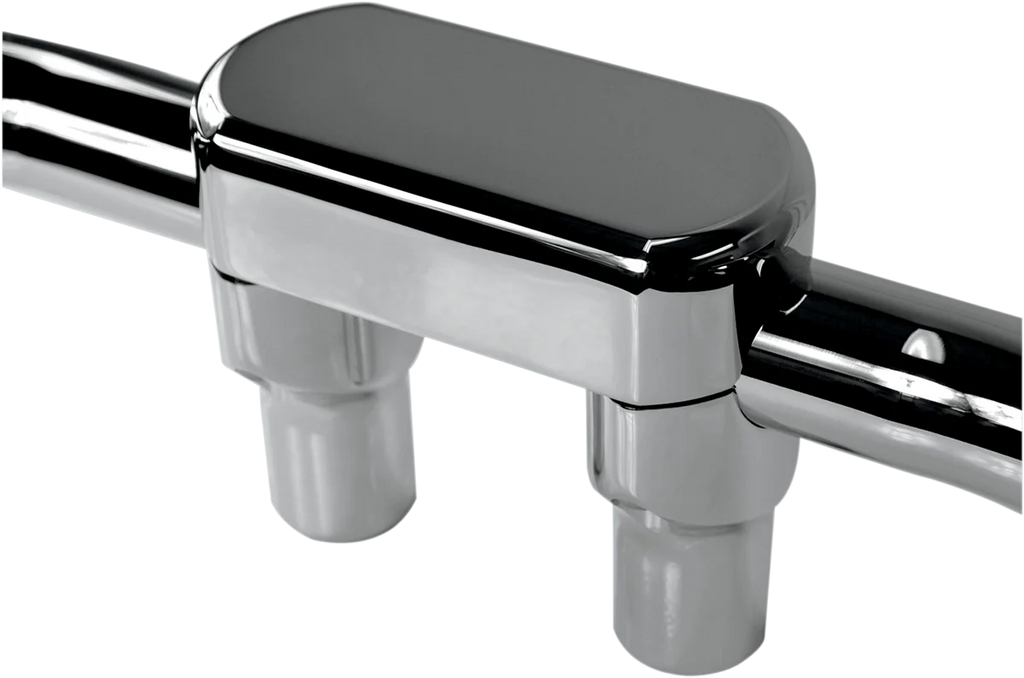 Drag Specialties Handlebar Riser & Top Clamp Kit - 3" - Big Buffalo - Chrome - Main Product View