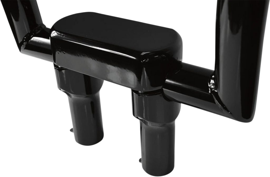 Drag Specialties Handlebar Riser & Top Clamp Kit - 4" - Big Buffalo - Black - Main Product View