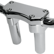 Load image into Gallery viewer, Drag Specialties Handlebar Riser &amp; Top Clamp Kit - 4" - Buffalo - Chrome - Main Product View
