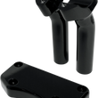 Load image into Gallery viewer, Drag Specialties Handlebar Riser &amp; Top Clamp Kit - 5-1/2" - Buffalo - Black - Main Product View