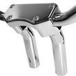 Load image into Gallery viewer, Drag Specialties Handlebar Riser &amp; Top Clamp Kit - 5-1/2" - Buffalo - Chrome - Main Product View