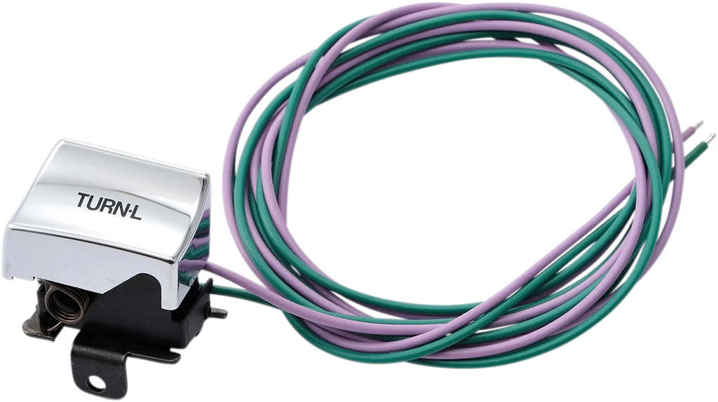 Drag Specialties Handlebar Switch Kit - Left-Side - Turn Signal - Chrome - Main Product View