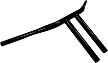 Load image into Gallery viewer, Drag Specialties Handlebar - T-Bar - Buffalo - 10" - Black - Side View