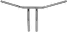 Load image into Gallery viewer, Drag Specialties Handlebar - T-Bar - Drilled/Dimpled - 10" - Chrome - Main Product View