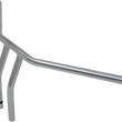 Load image into Gallery viewer, Drag Specialties Handlebar - T-Bar - Drilled/Dimpled - 10" - Chrome - Side View