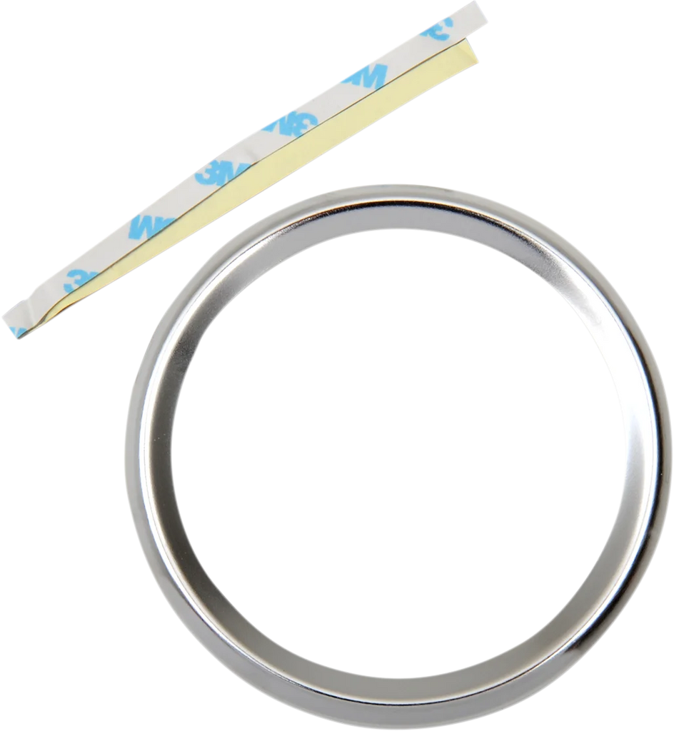 Drag Specialties Instrument Gauge Bezel - Chrome - 3" Diameter - Main Product View