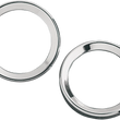 Load image into Gallery viewer, Drag Specialties Instrument Gauge Bezel - Chrome - 3.62" Diameter - Side View