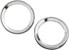 Load image into Gallery viewer, Drag Specialties Instrument Gauge Bezel - Chrome - 3.62" Diameter - Side View