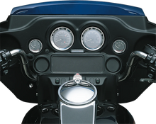 Load image into Gallery viewer, Drag Specialties Instrument Gauge Bezel - Chrome - 3.62" Diameter - Back View