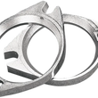Load image into Gallery viewer, Intake Manifold Flanges - Chrome - Evolution Big Twin/Twin Cam/Sportster DragSpecialties 59-432-PB - Main Product View