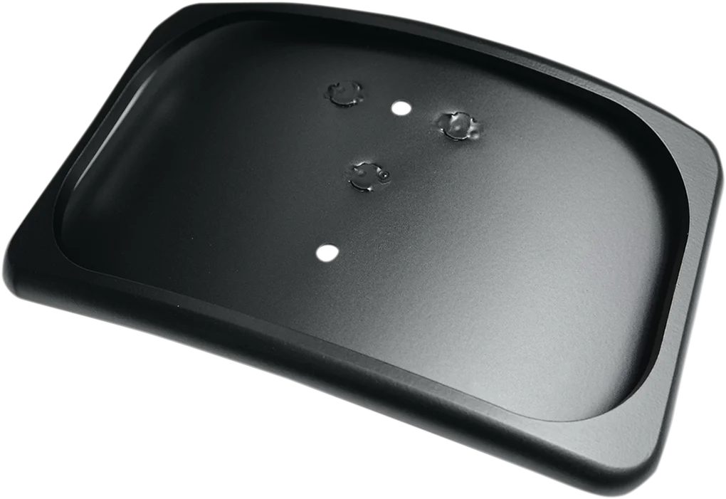 Drag Specialties License Plate Mount - 3 Hole - Flat Black - Main Product View