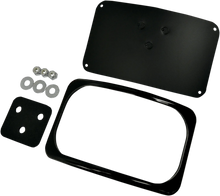 Load image into Gallery viewer, Drag Specialties License Plate Mount - 3 Hole - Gloss Black - Main Product View