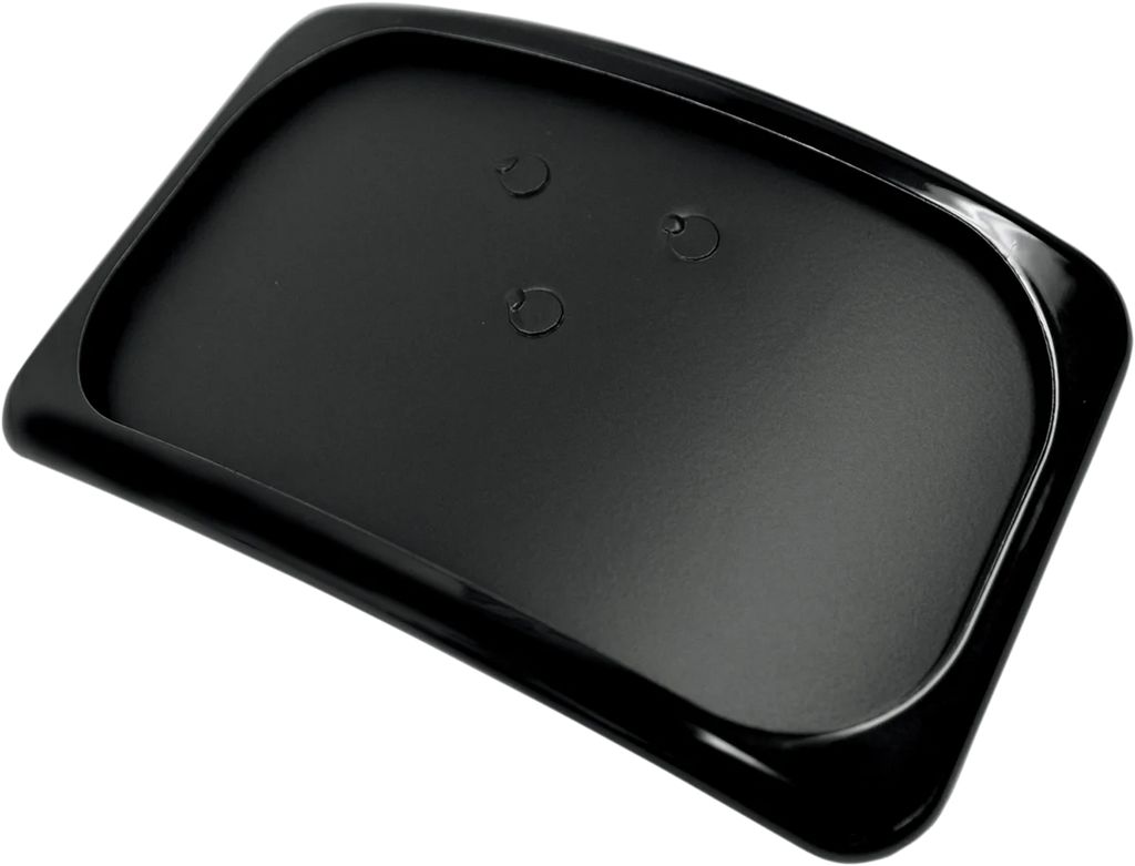 Drag Specialties License Plate Mount - 3 Hole - Gloss Black - Side View