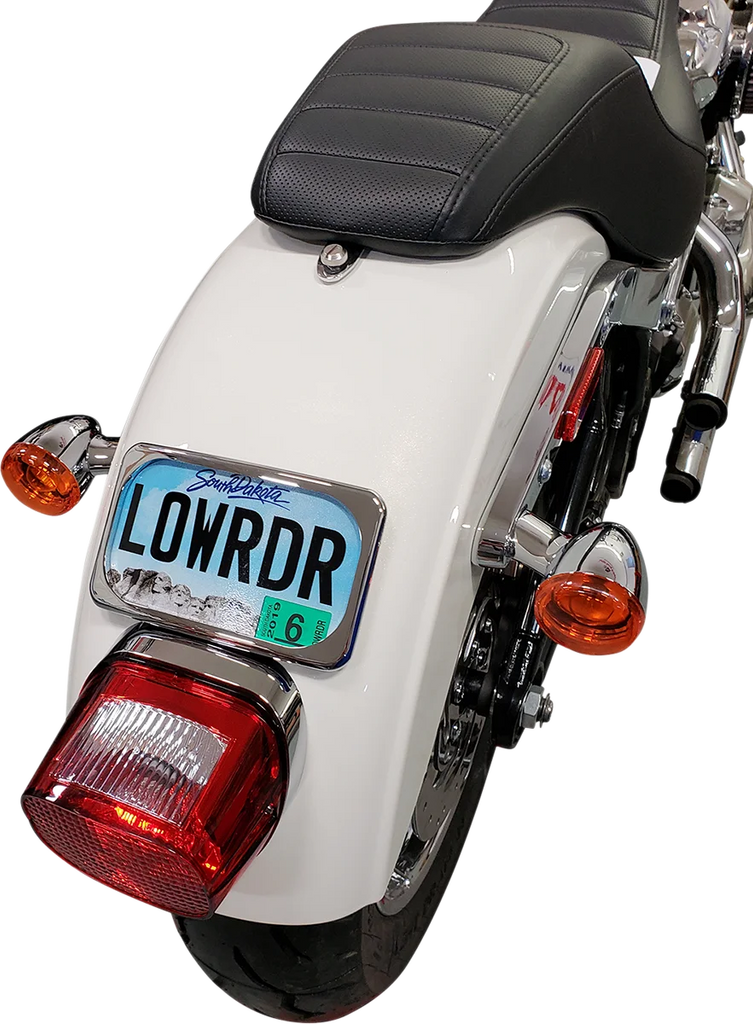 Drag Specialties License Plate Mount - Large Radius - Main Product View