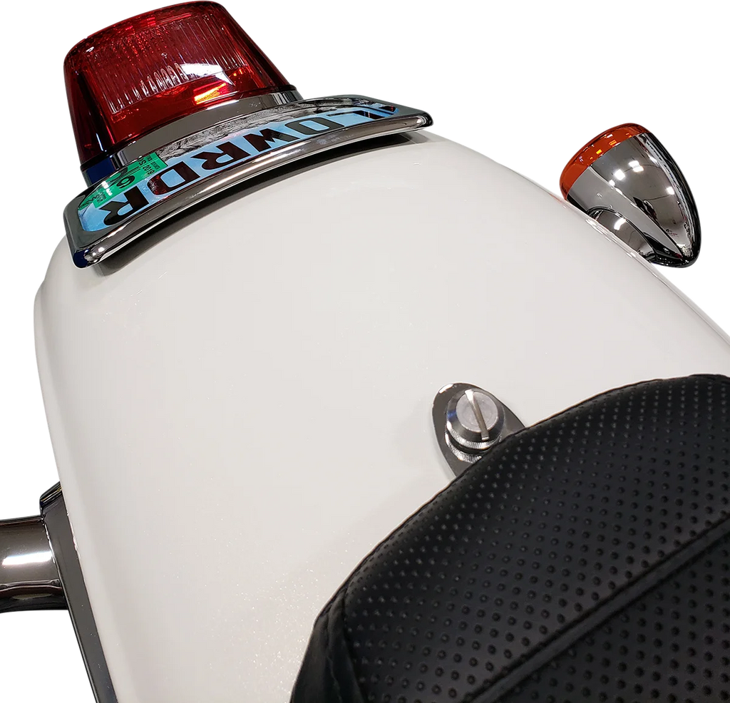 Drag Specialties License Plate Mount - Large Radius - Back View