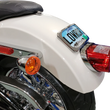 Load image into Gallery viewer, Drag Specialties License Plate Mount - Large Radius - Installation View