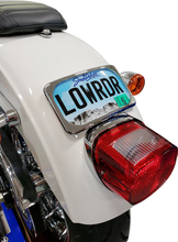 Load image into Gallery viewer, Drag Specialties License Plate Mount - Large Radius - Side View