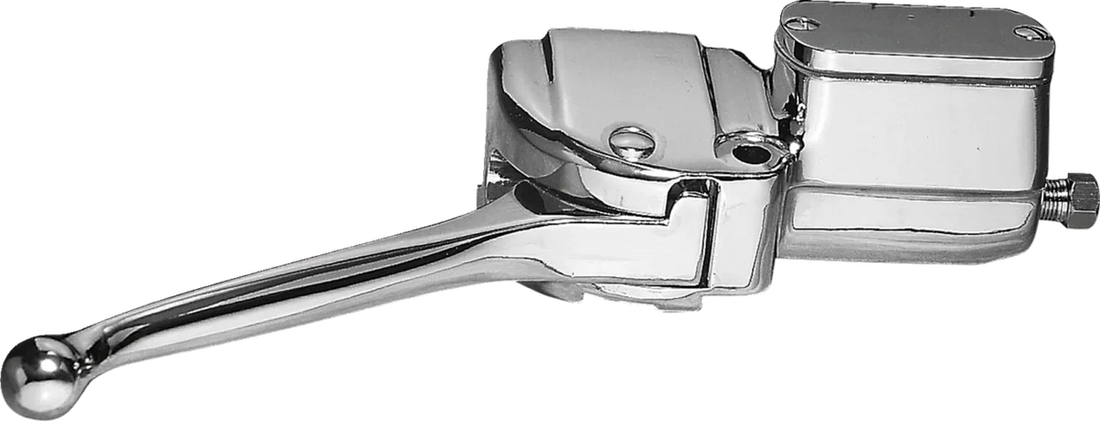 Master Cylinder Assembly - Chrome DragSpecialties 20023A-BX-LB2 - Side View