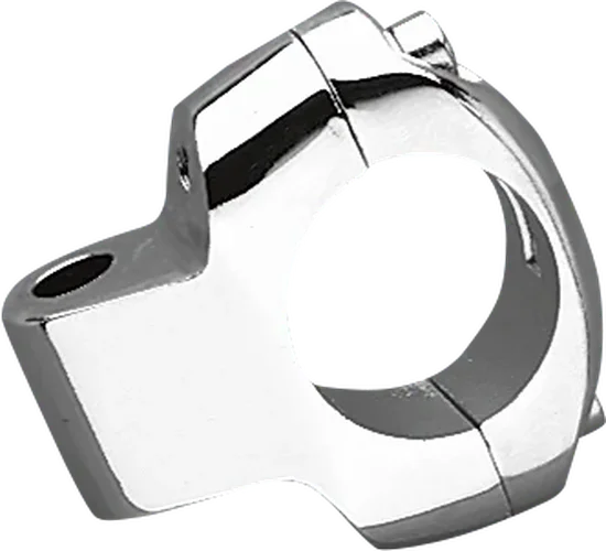Mirror Clamp - Miller's - Two-Piece - Chrome DragSpecialties 302020-BC105 - Side View
