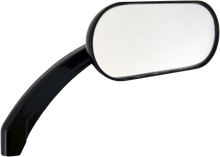 Load image into Gallery viewer, Drag Specialties Mirror - Side View - Oval - Gloss / Black - Each - Main Product View